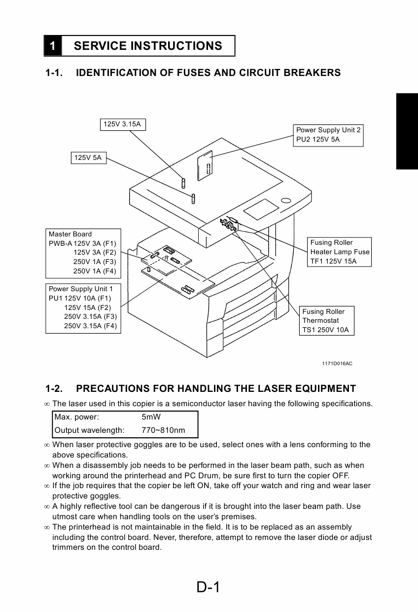 Konica-Minolta MINOLTA Di250 FIELD-SERVICE Service Manual-2